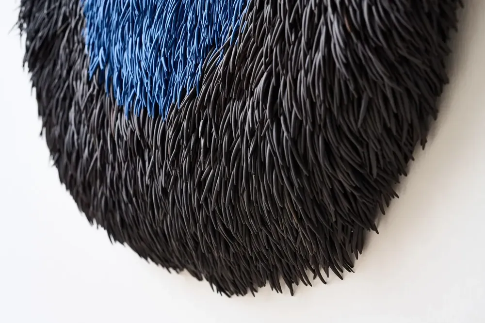 Ceramic - FUR WITH A BLUE STAIN - KATIA TERPIGOREVA