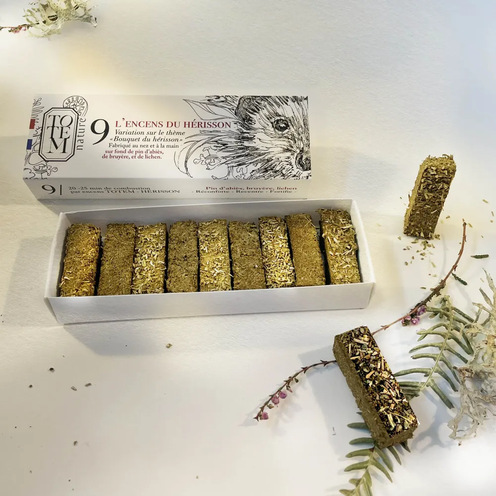 Cadeaux - Encens naturel - LE HERISSON - TOTEM NATURE