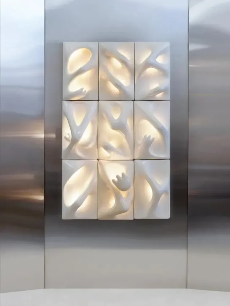 Wall lamps - Wall Set - White Noise - CLEMENCE MARS & THOMAS LELOUCH