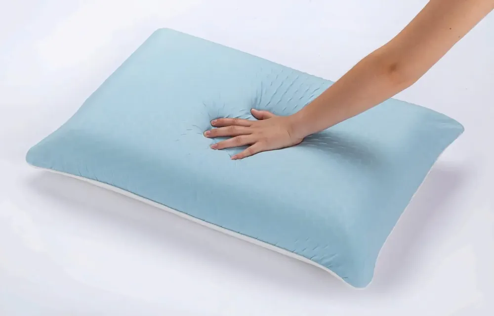 Literie pour hôtels - Coussin viscoélastique Karmen avec effet rafraîchissant 40x60/40x80 - KAMASANA