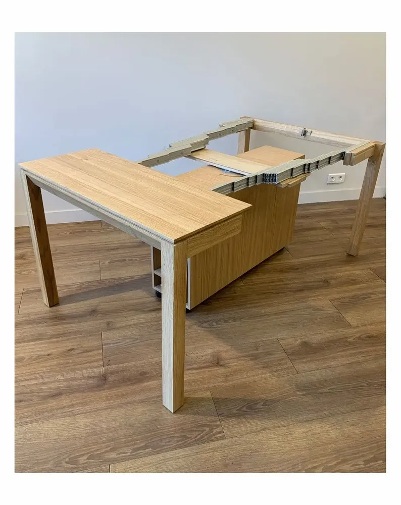 Consoles - Console Extensible Slow BOX avec allonges incorporées - LTC - MOBILIER GAIN DE PLACE ET FONCTIONNEL DEPUIS 1971