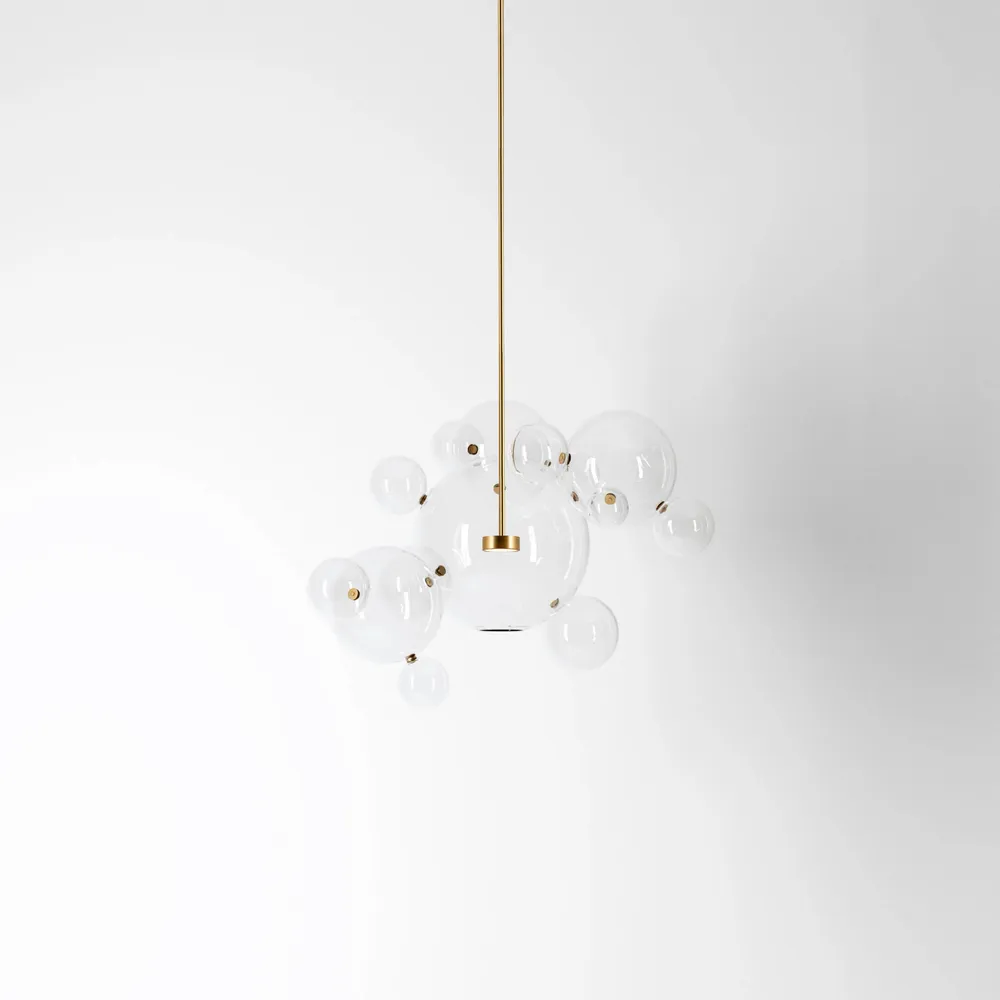 Hanging lights - Bolle Pendant 14 Large Coloured - GIOPATO & COOMBES