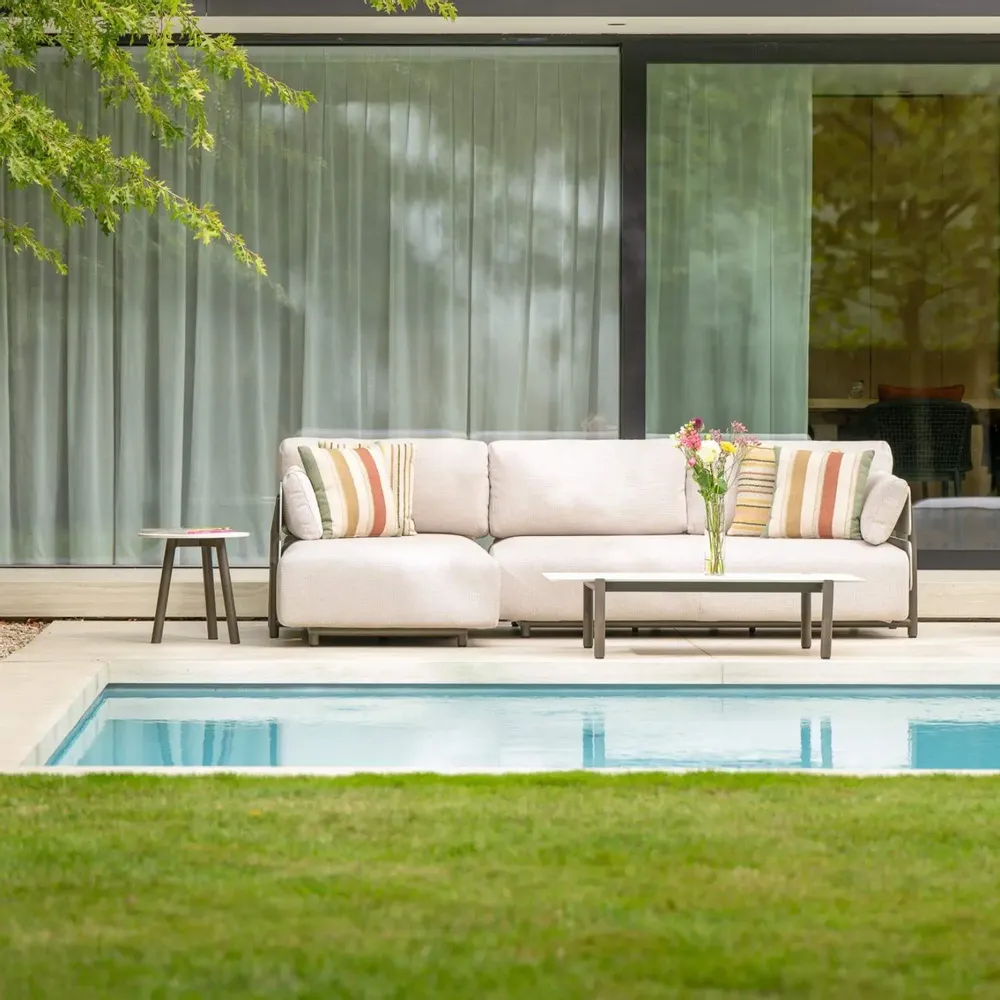 Canapés de jardin - Polo Lounger right - JATI KEBON