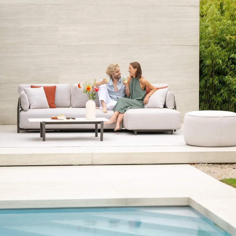 Fauteuils de jardin - Polo Sofa 2 seat right - JATI KEBON