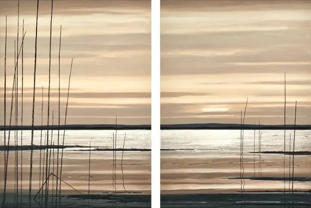 Panneaux séparateurs - 'Diptyque La Devesa' - Œuvre Originale - 160x110cm - PERSPECTIVA 10