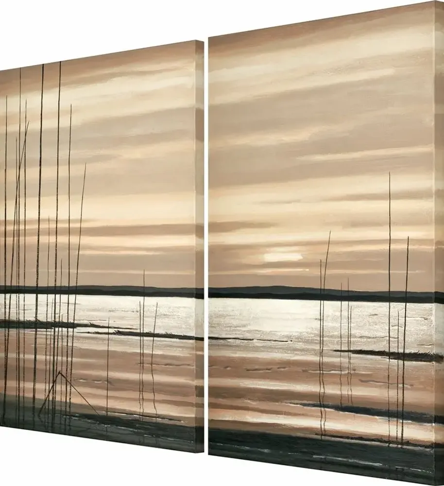 Panneaux séparateurs - 'Diptyque La Devesa' - Œuvre Originale - 160x110cm - PERSPECTIVA 10