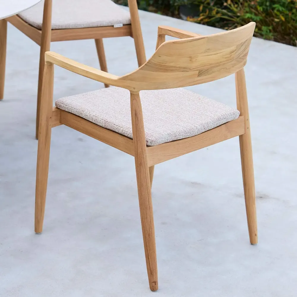 Chaises de jardin - Tofino teak Dining chair - JATI KEBON