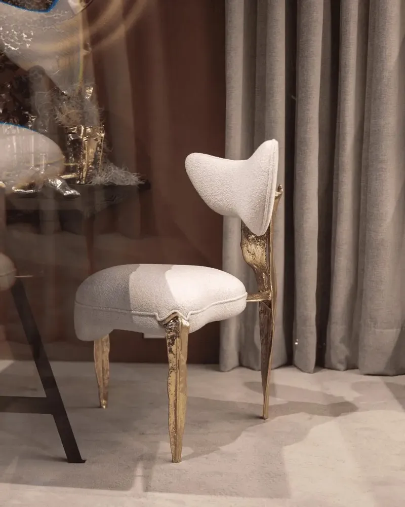 Chairs - Folia Sculpted Chair - MAEVE