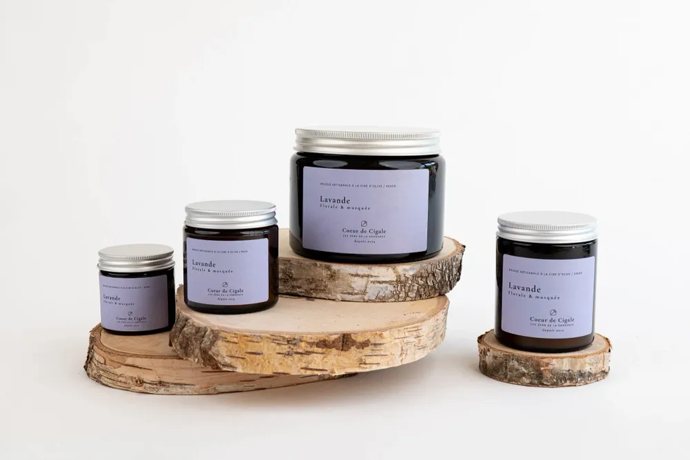 Objets de décoration - Bougie Lavande - COEUR DE CIGALE