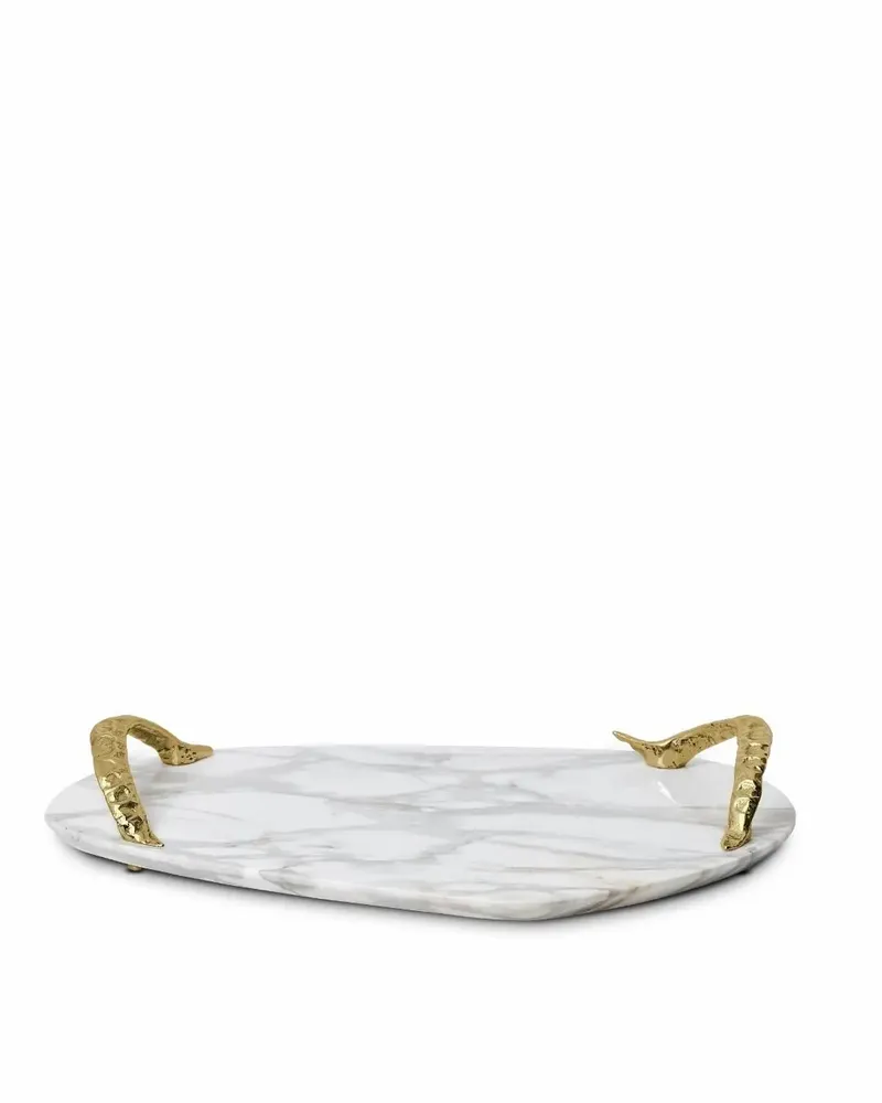 Platter and bowls - Rozu Marble Calacatta Luxury Tray - MAEVE