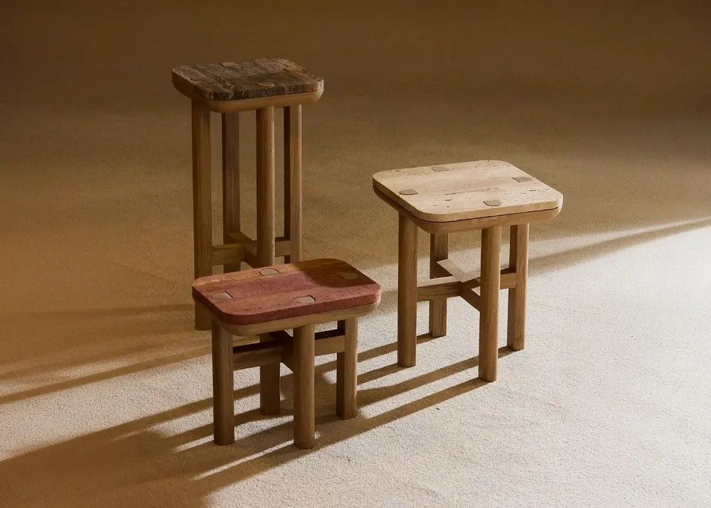 Coffee tables - Connection side table - low - ARIANE VAN DIEVOET