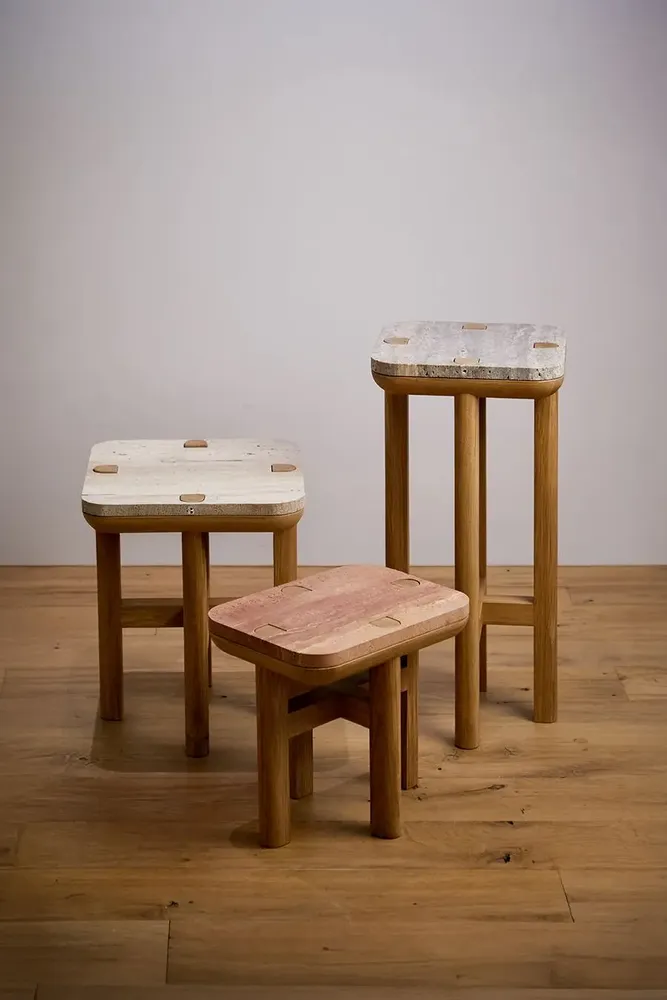 Tables basses - Ariane van Dievoet - Connection side tables - BELGIUM IS DESIGN
