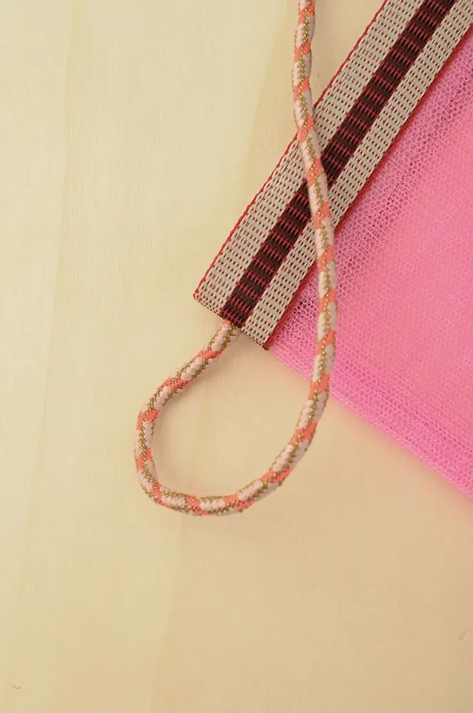 Clutches - Bright Pink Recycled Nylon Shoulder Bag - BAOBAB