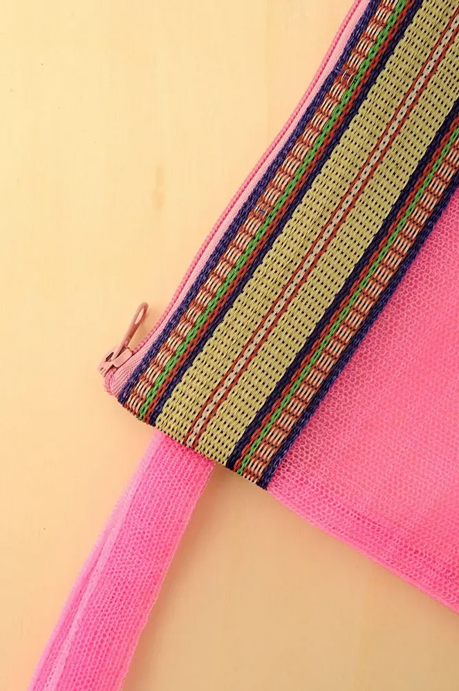 Clutches - Barbie Recycled Plastic Mesh Pouch - BAOBAB