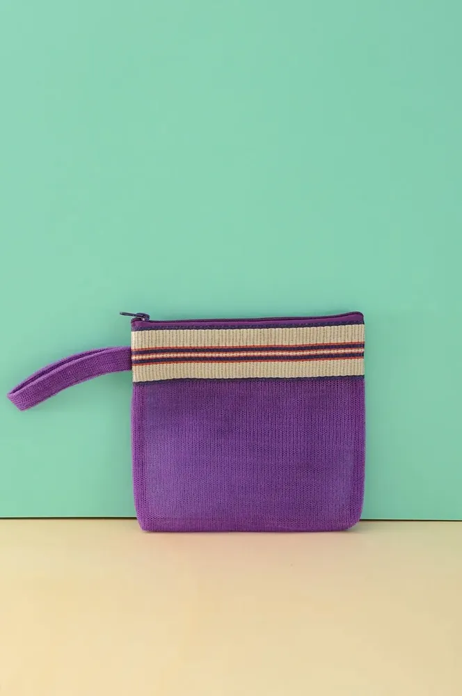 Pochettes - Pochette Résille de Plastic Recyclé PRUNE - BAOBAB