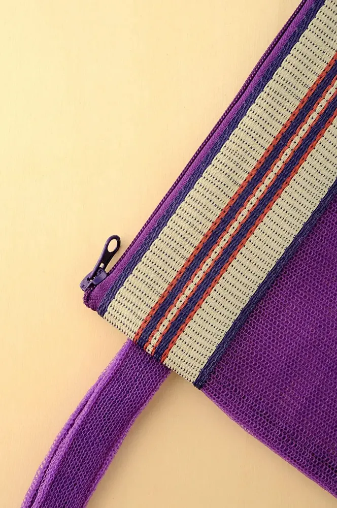 Pochettes - Pochette Résille de Plastic Recyclé PRUNE - BAOBAB