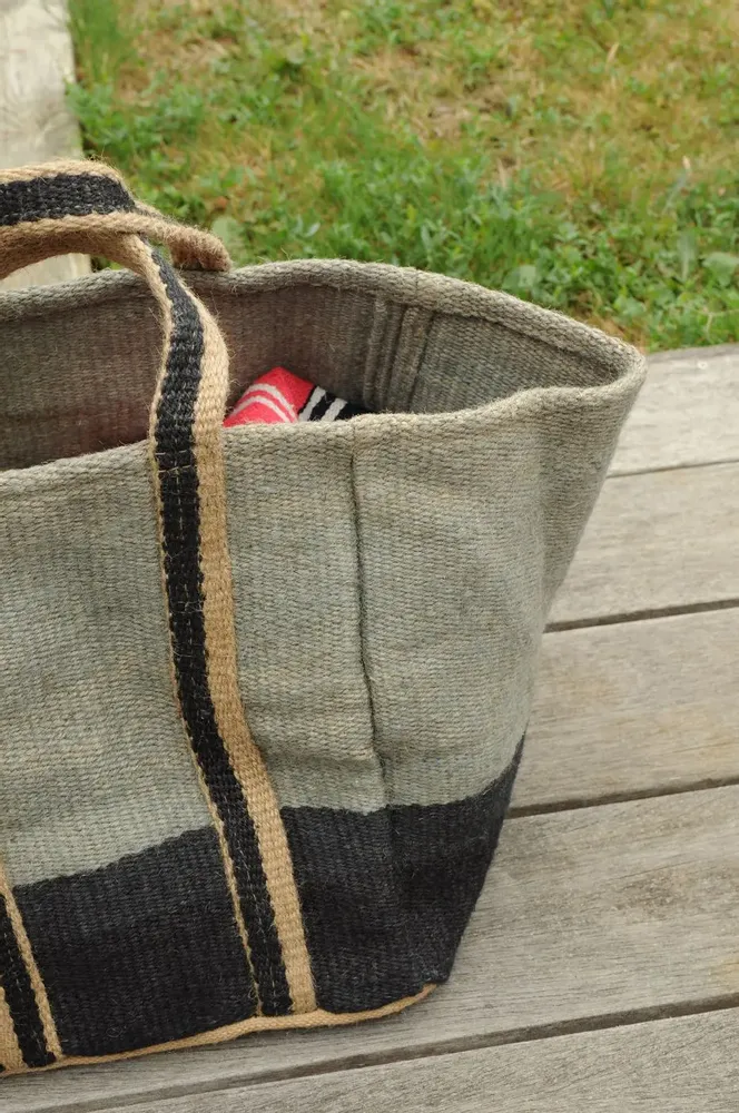 Bags and totes - BOBY bag in two-tone jute - BAOBAB