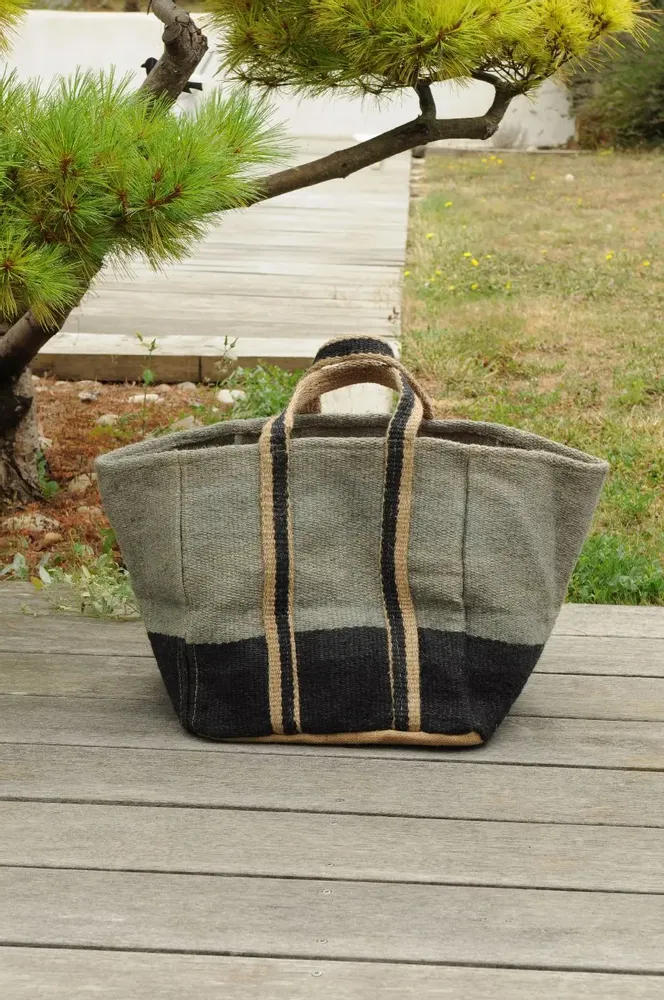 Bags and totes - BOBY bag in two-tone jute - BAOBAB