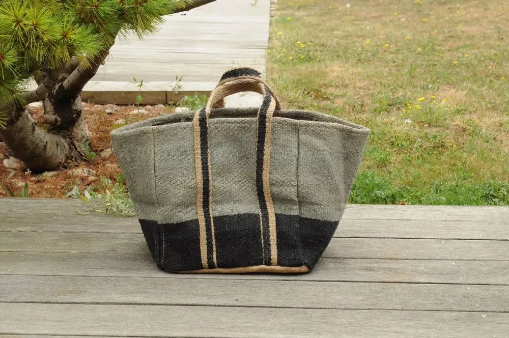 Bags and totes - BOBY bag in two-tone jute - BAOBAB