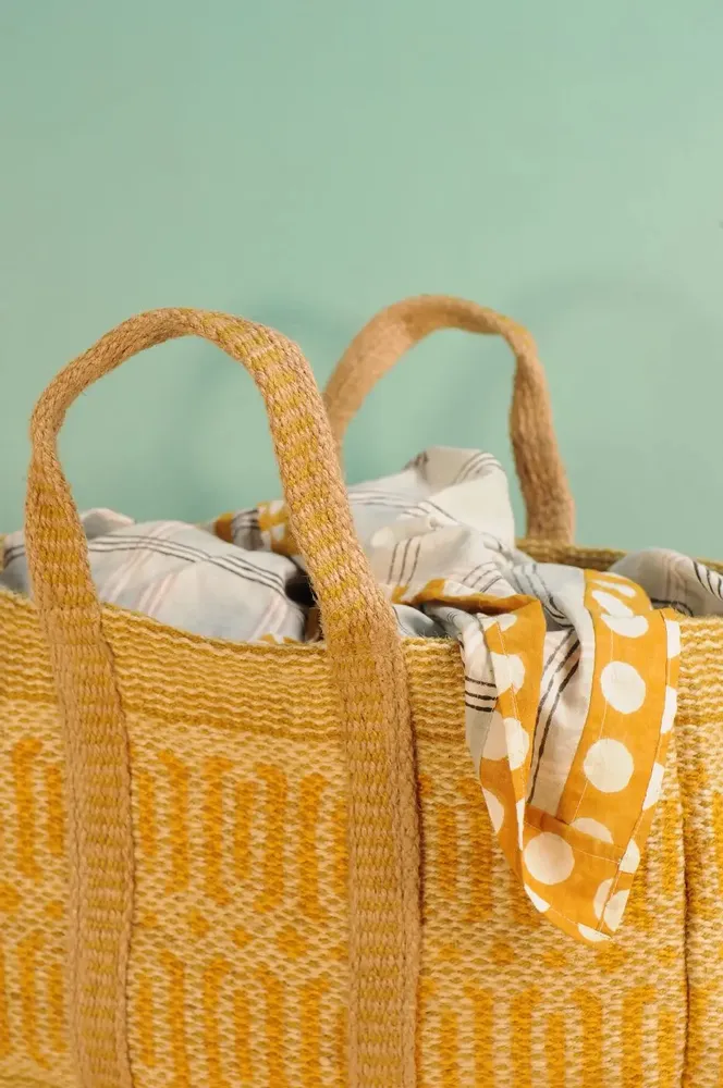 Bags and totes - SOFY Jute Bag with Lemon Print - BAOBAB