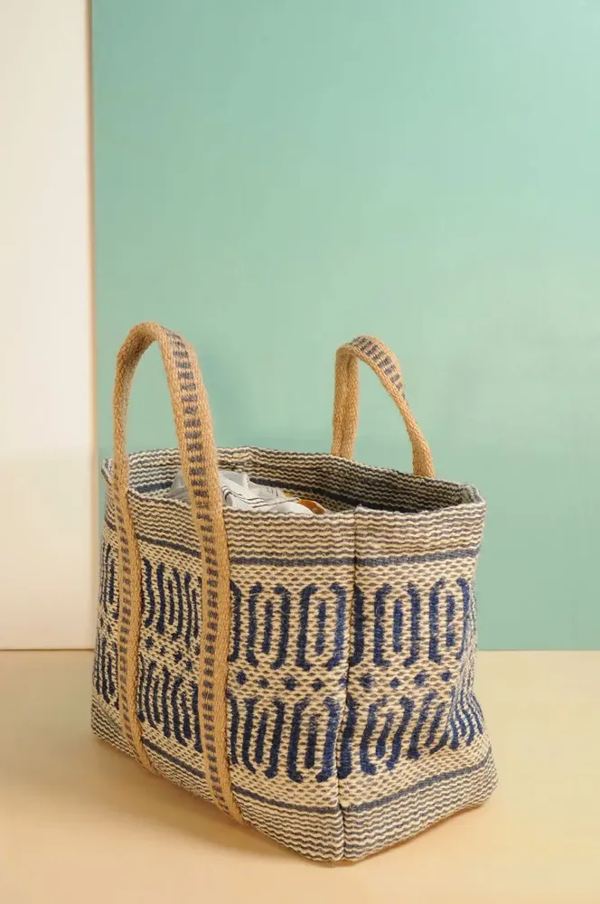 Bags and totes - SOFY Blue Jute Bag - BAOBAB