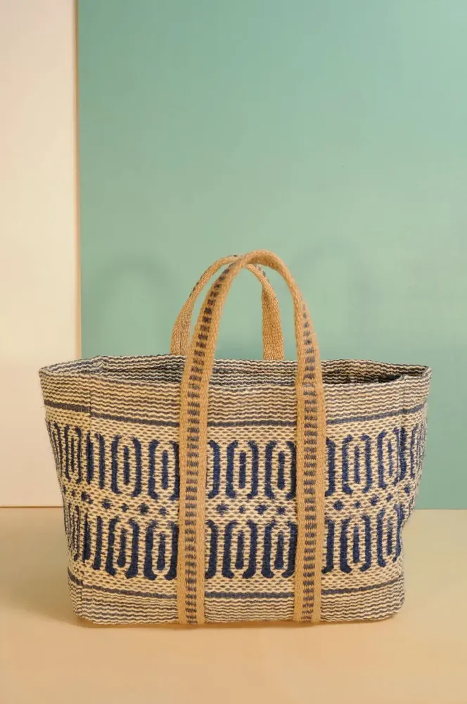 Bags and totes - SOFY Blue Jute Bag - BAOBAB