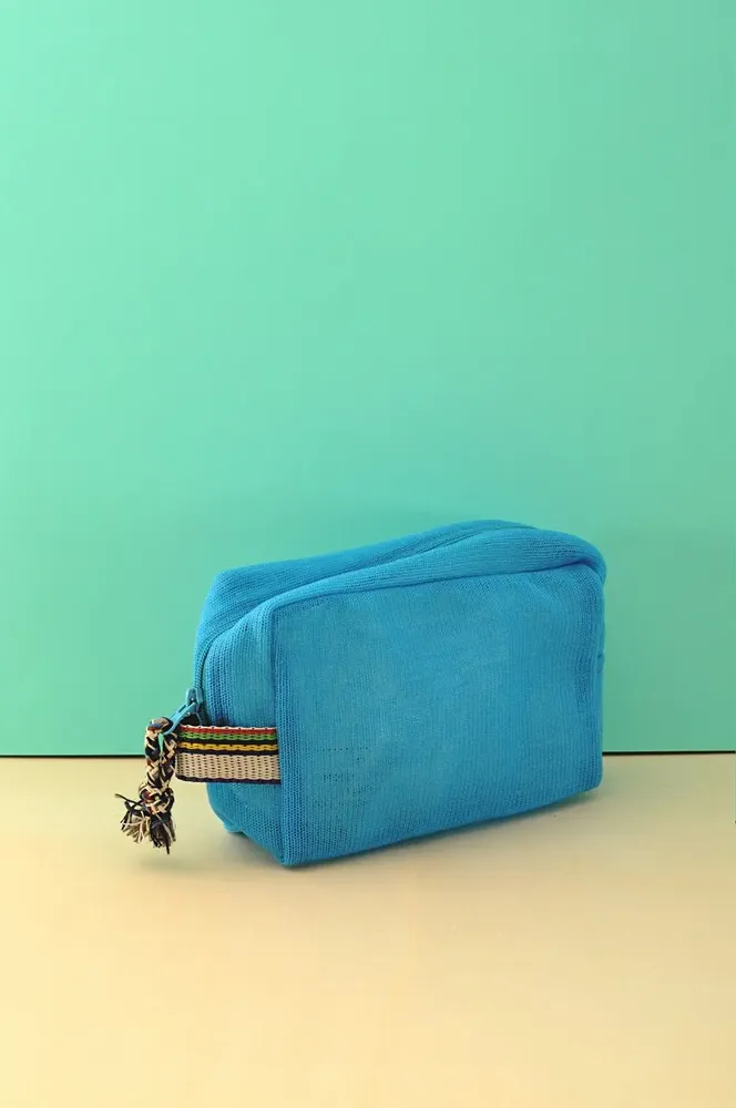 Clutches - BLUE Mesh Pencil Case - BAOBAB