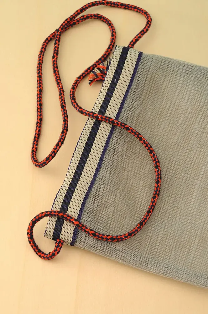 Clutches - Chic Grey Recycled Plastic Mesh Crossbody Bag - BAOBAB