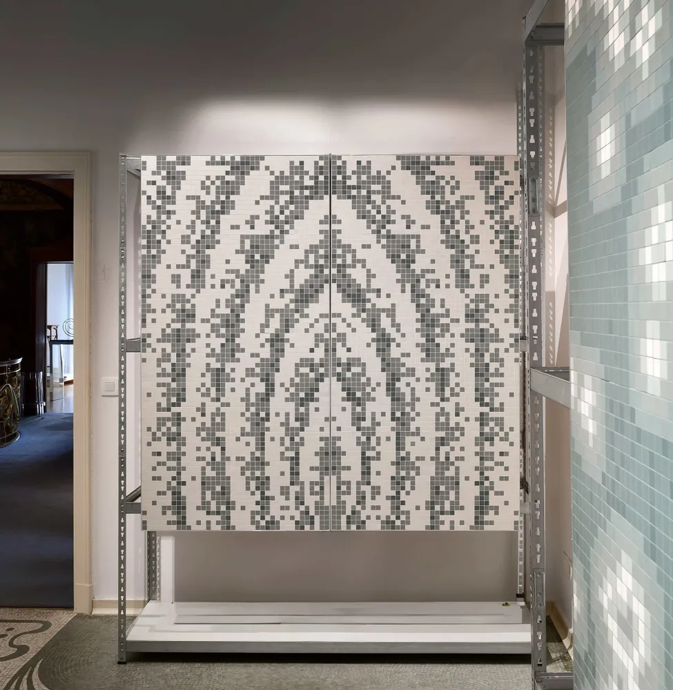 Carreaux de faïence - Tesselles mosaïques - Ondes - TESSELLES