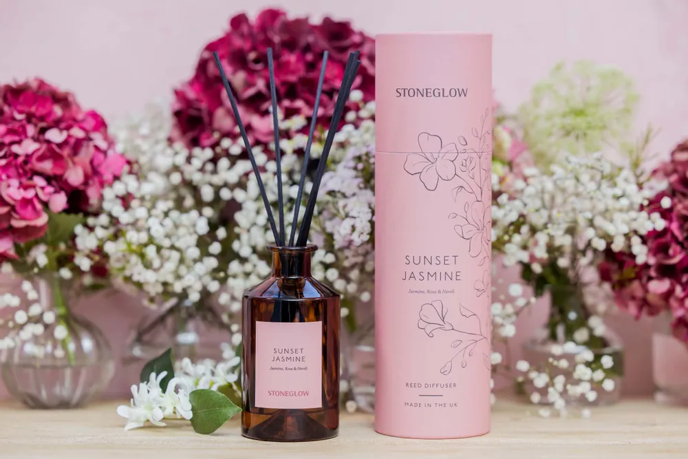 Home fragrances - The Walled Garden - Sunset Jasmine - Reed Diffuser - STONEGLOW CANDLES