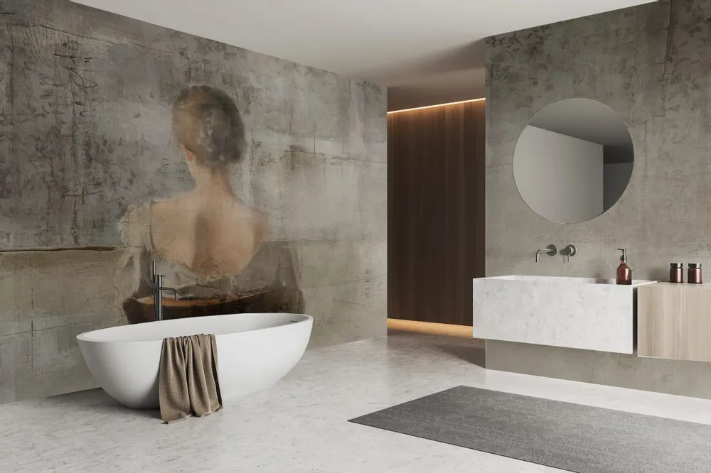 Wallpaper - Sits and thinks - STUDIJO