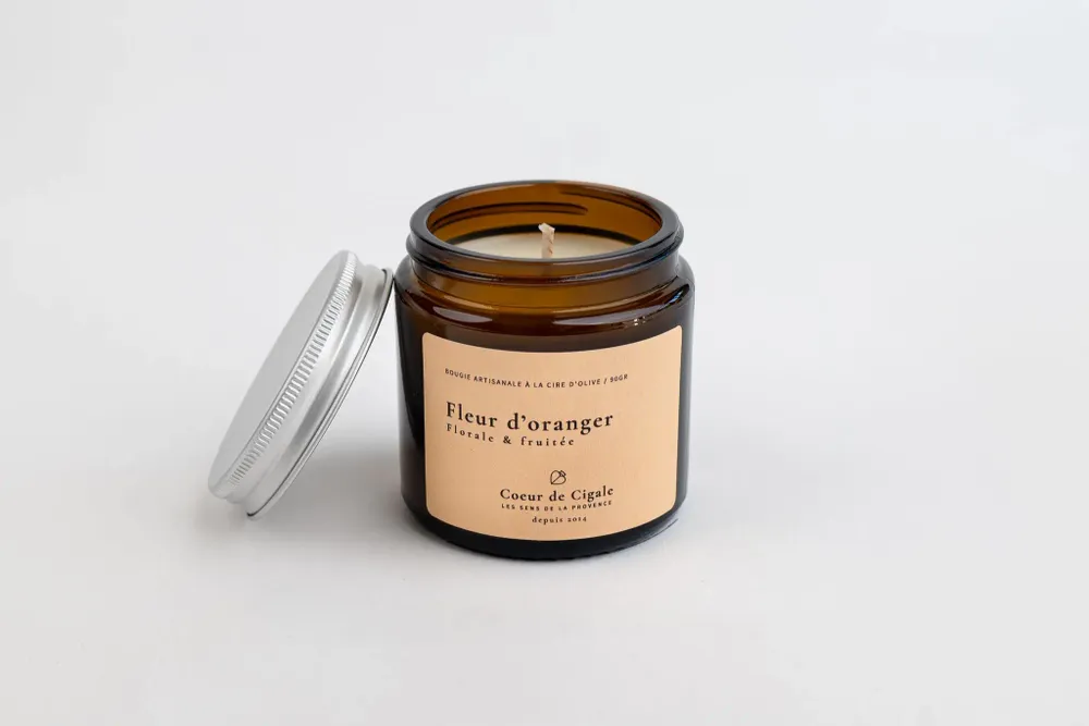 Objets de décoration - Bougie Fleur d'oranger - COEUR DE CIGALE