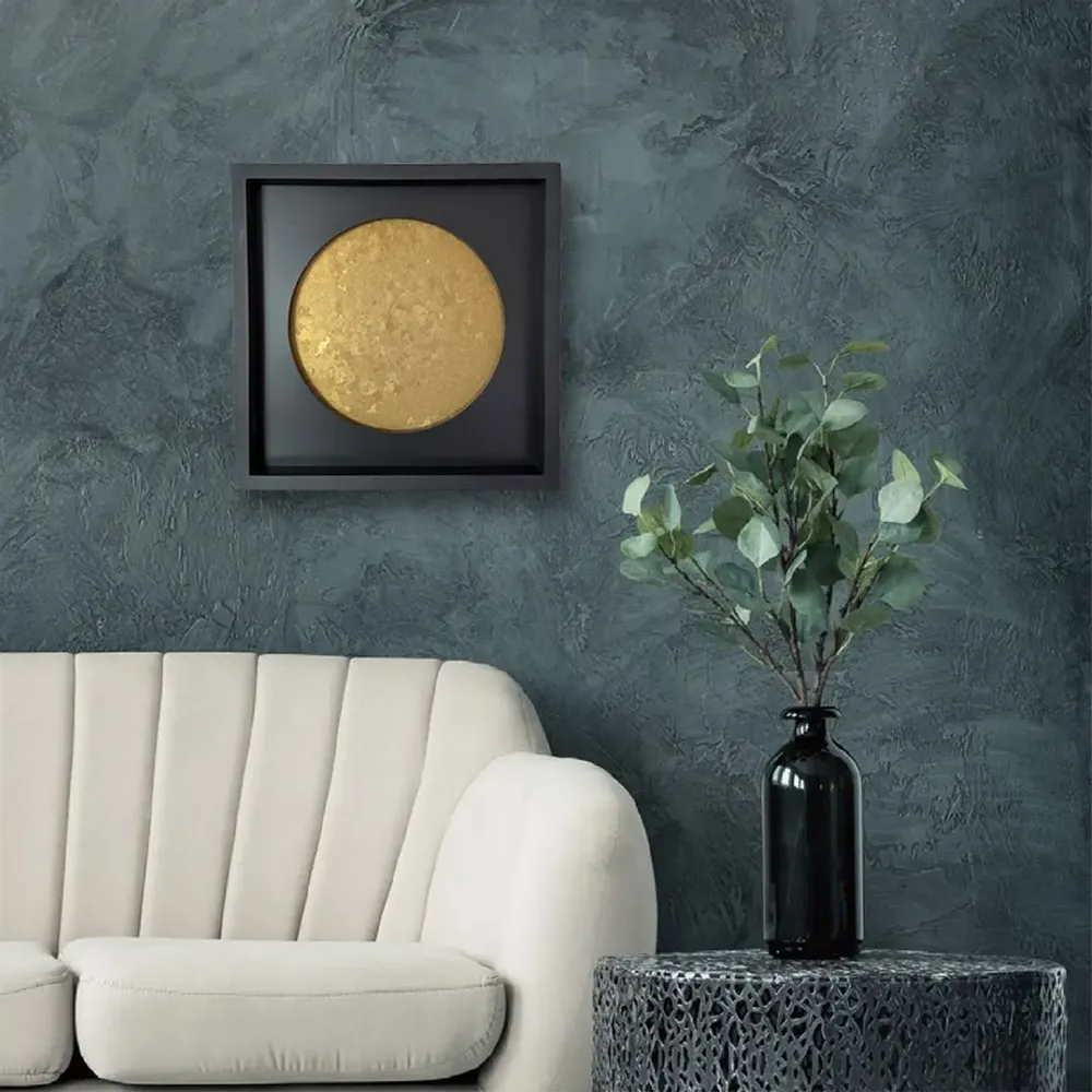 Other wall decoration - ”ENREI" Titanium interior plate Moon - ENREI, CHOZABURO & FUSUMA