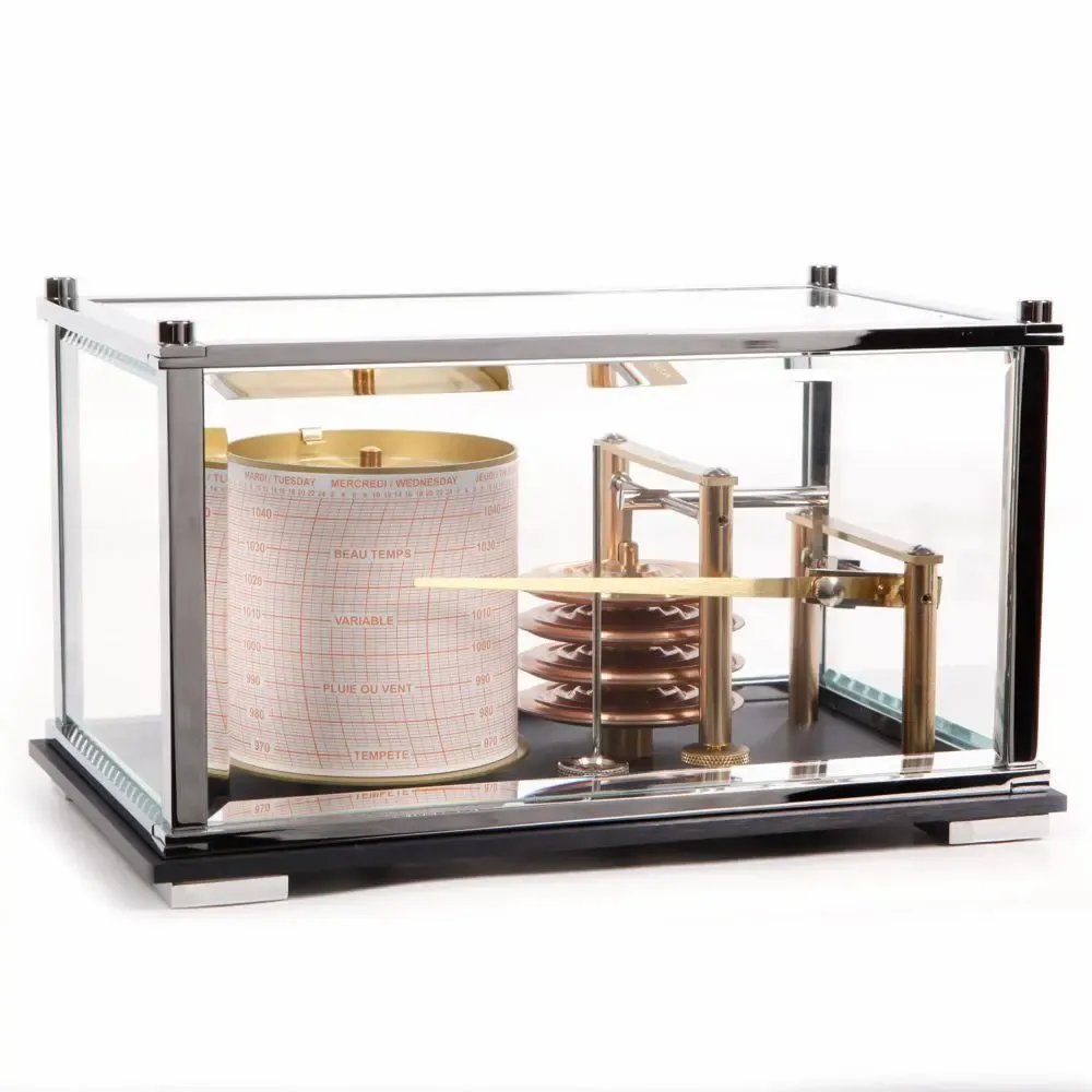 Decorative objects - CHROMED BAROGRAPH - NAUDET