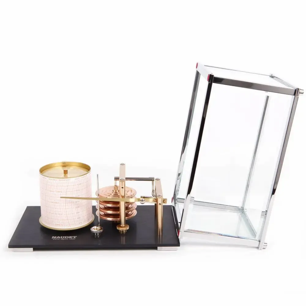 Decorative objects - CHROMED BAROGRAPH - NAUDET