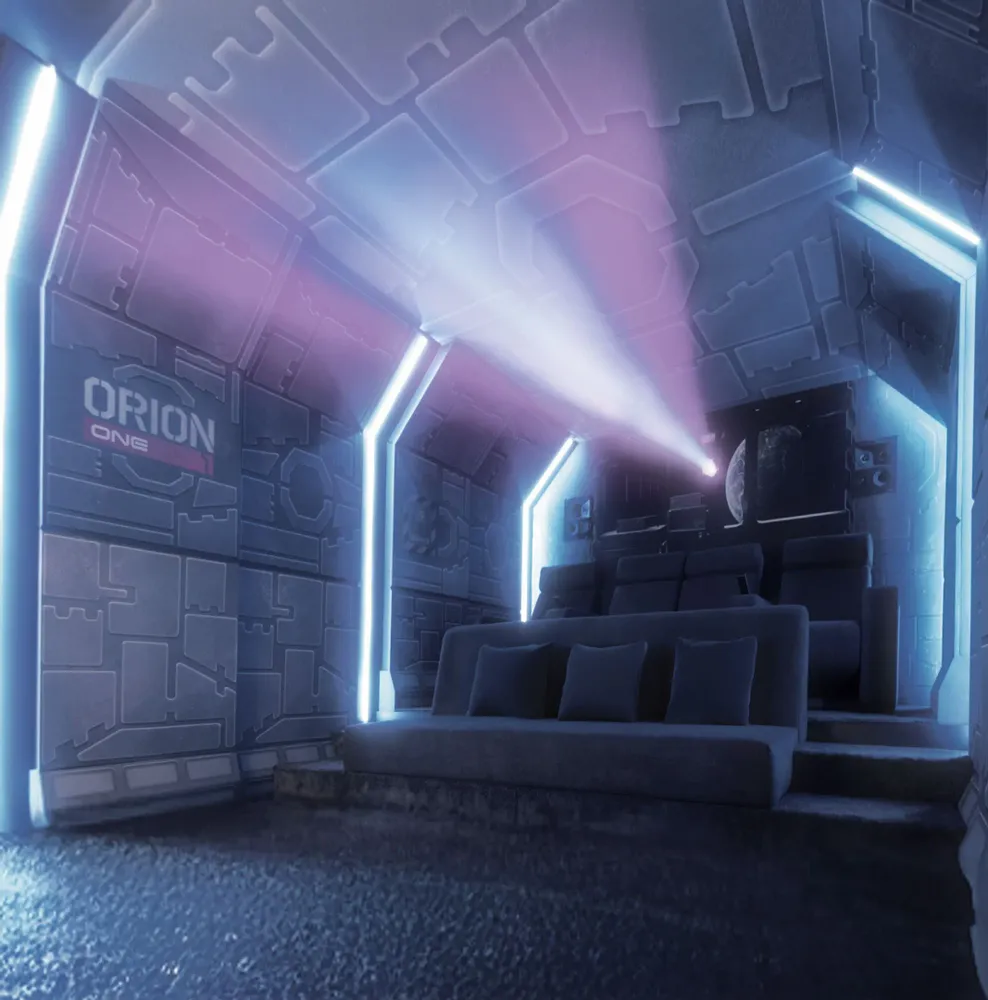 Fauteuils - Salle de cinéma ORION ONE - MYCINÉ