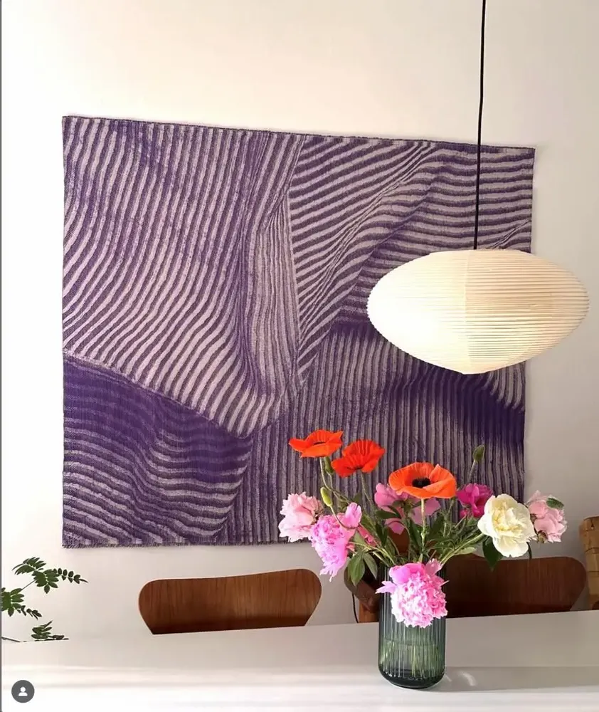 Textile and surface design - Wall textile - Tournure - TRAMESFACTICES