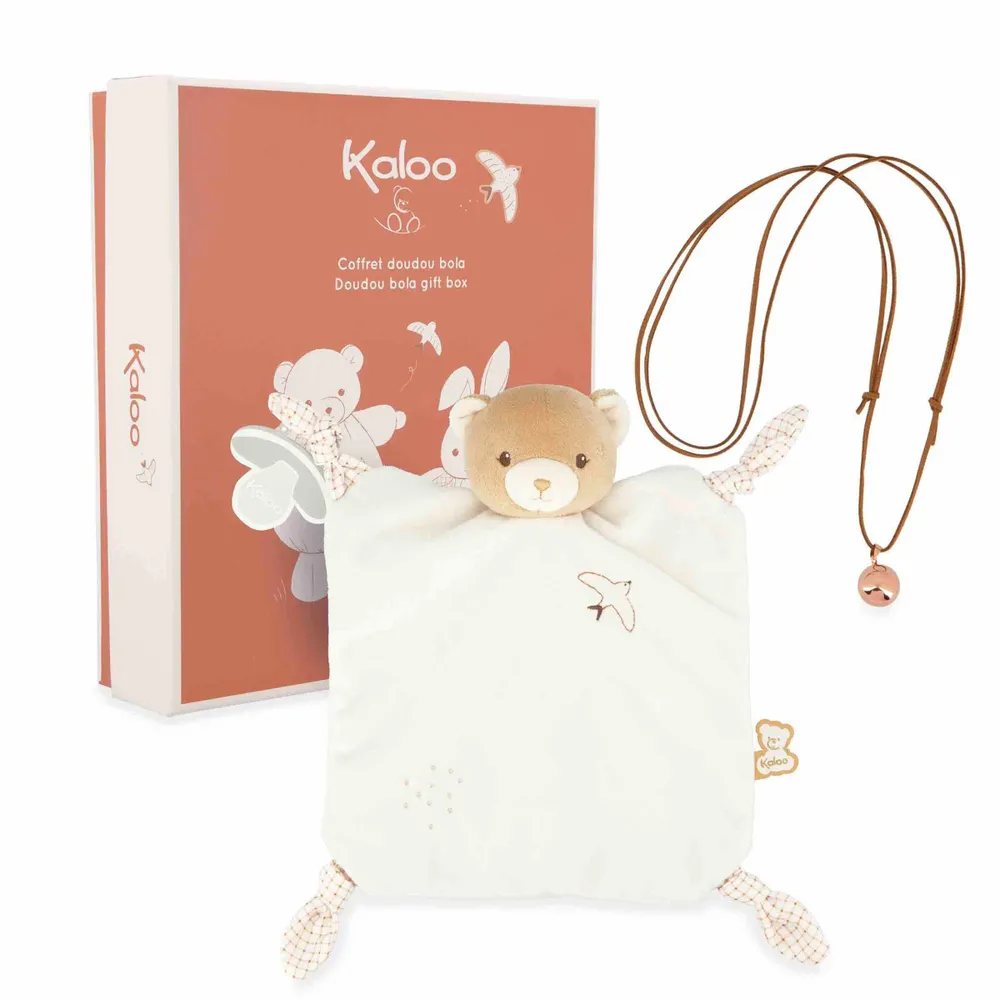 Soft toy - Intemporel - Doudou Bola Gift Box Cream Bear - KALOO