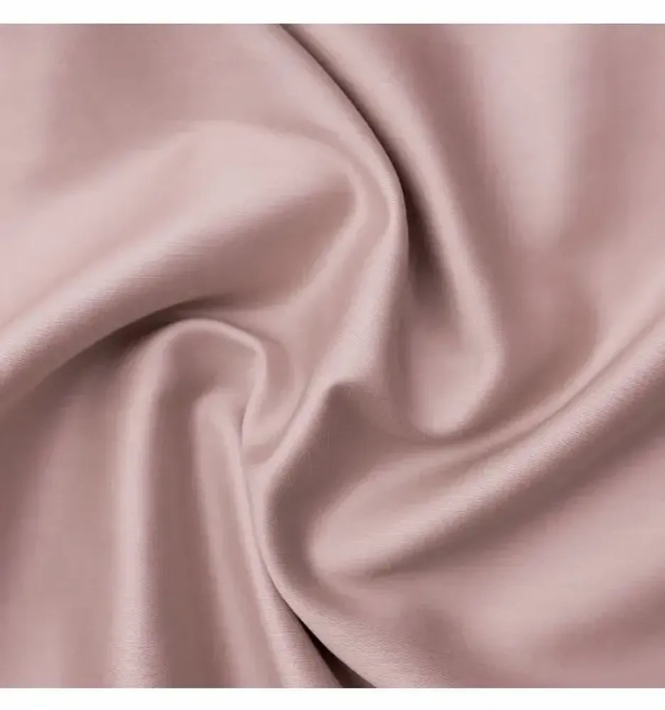 Bed linens - Double bed linen set, 100% Cotton Sateen, Rose - DILIOS