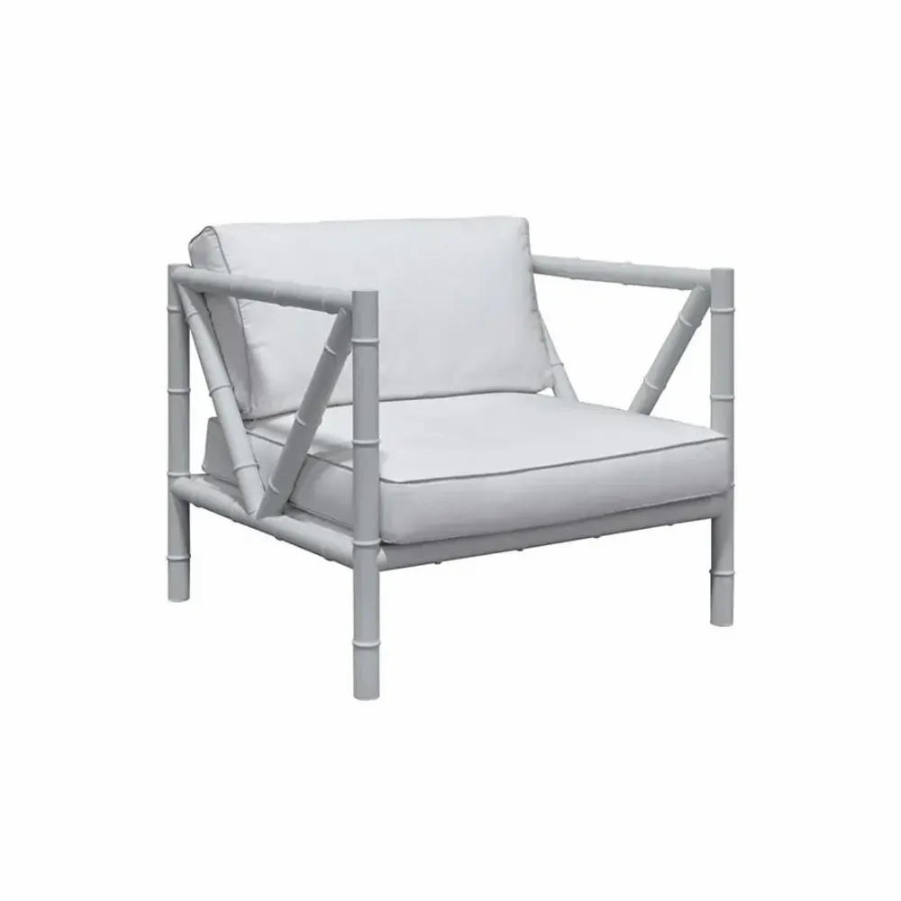 Lawn chairs - Fauteuil en fer forgé style bambou - GUADARTE