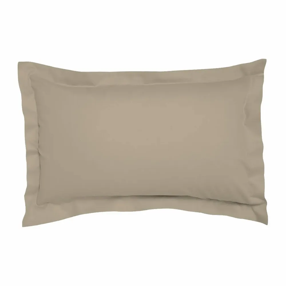 Bed linens - Sateen Pillowcase 50x70cm, Taupe - DILIOS