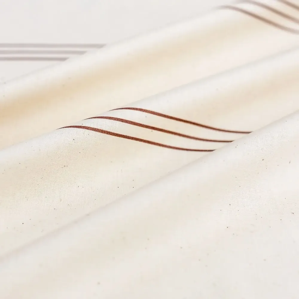Bed linens - Single bed linen set,  Natural Lines,100% raw cotton - DILIOS