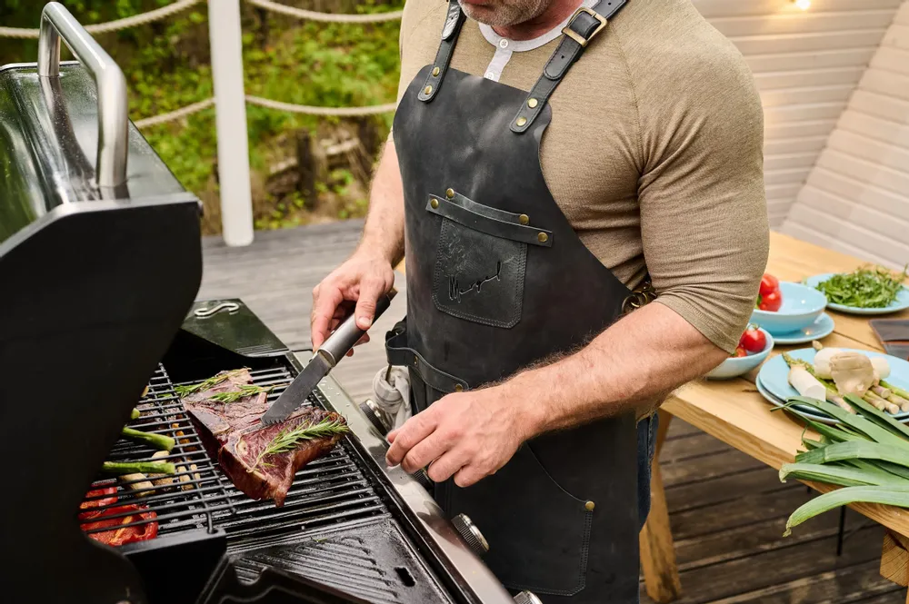 Tabliers de cuisine - Tablier en cuir - MERGEL