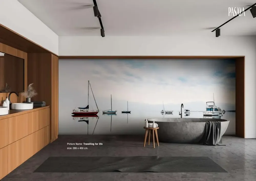 Tissus - WALL MURAL - PASAYA