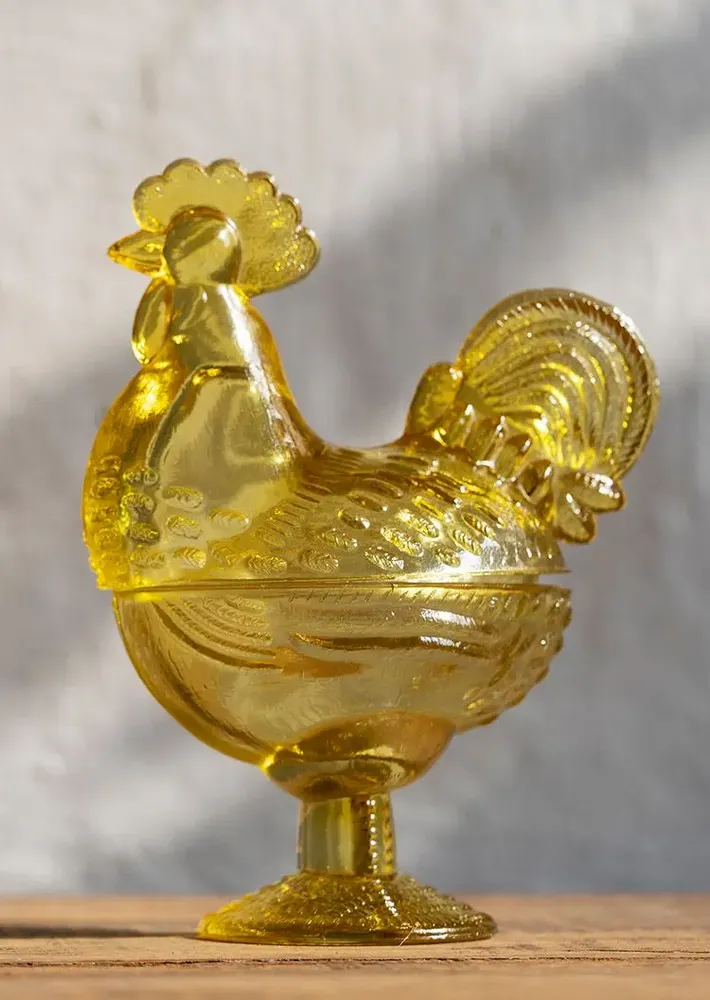 Decorative objects - Glass hen - MADAM STOLTZ