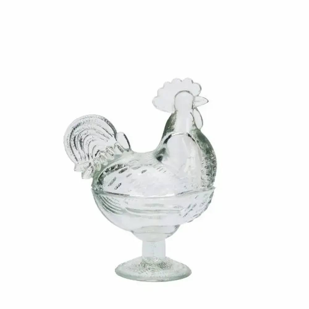Decorative objects - Glass hen - MADAM STOLTZ