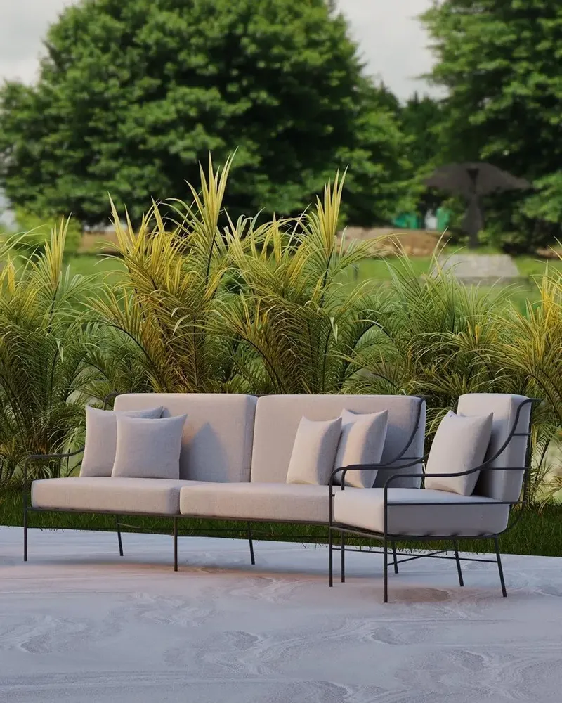 Lawn sofas   - Wrought iron sofa - GUADARTE