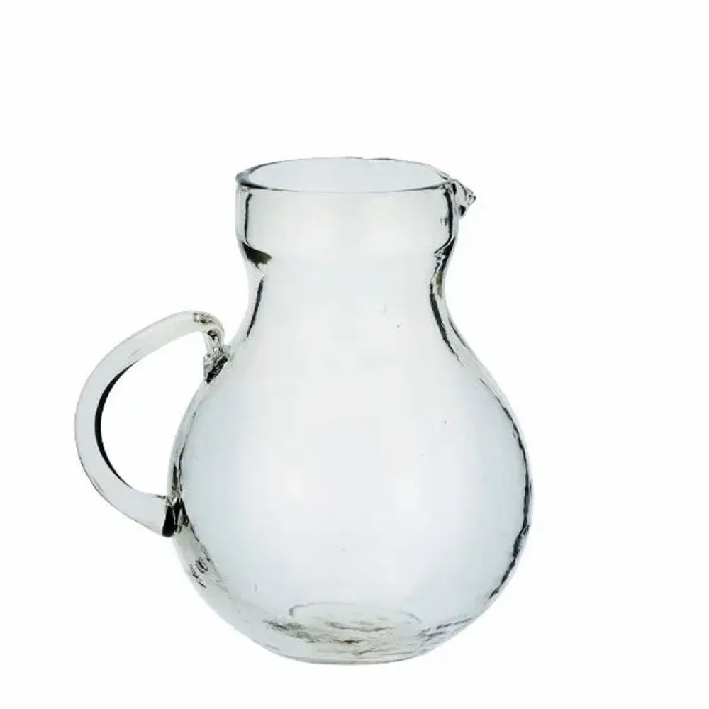 Carafes - Clear Glass Jug - MADAM STOLTZ