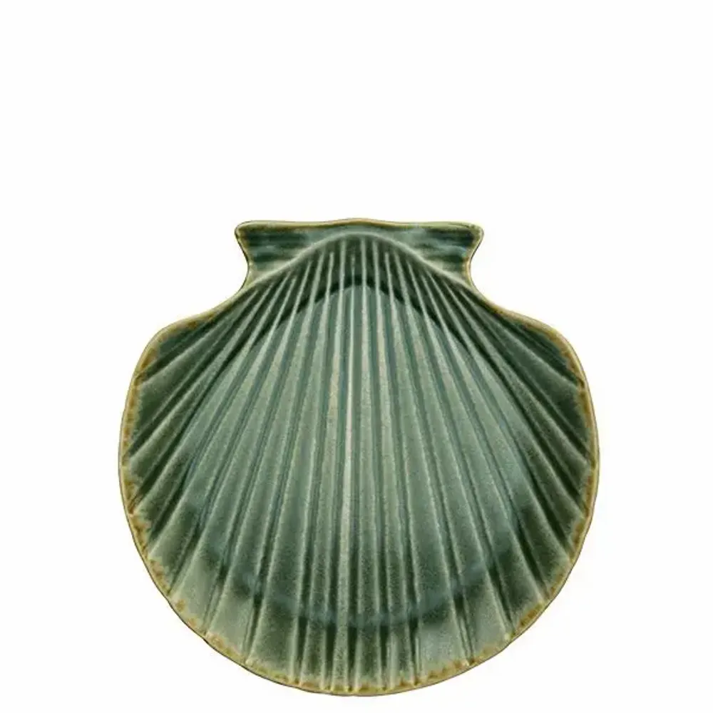 Everyday plates - Stoneware sea shell tray - MADAM STOLTZ
