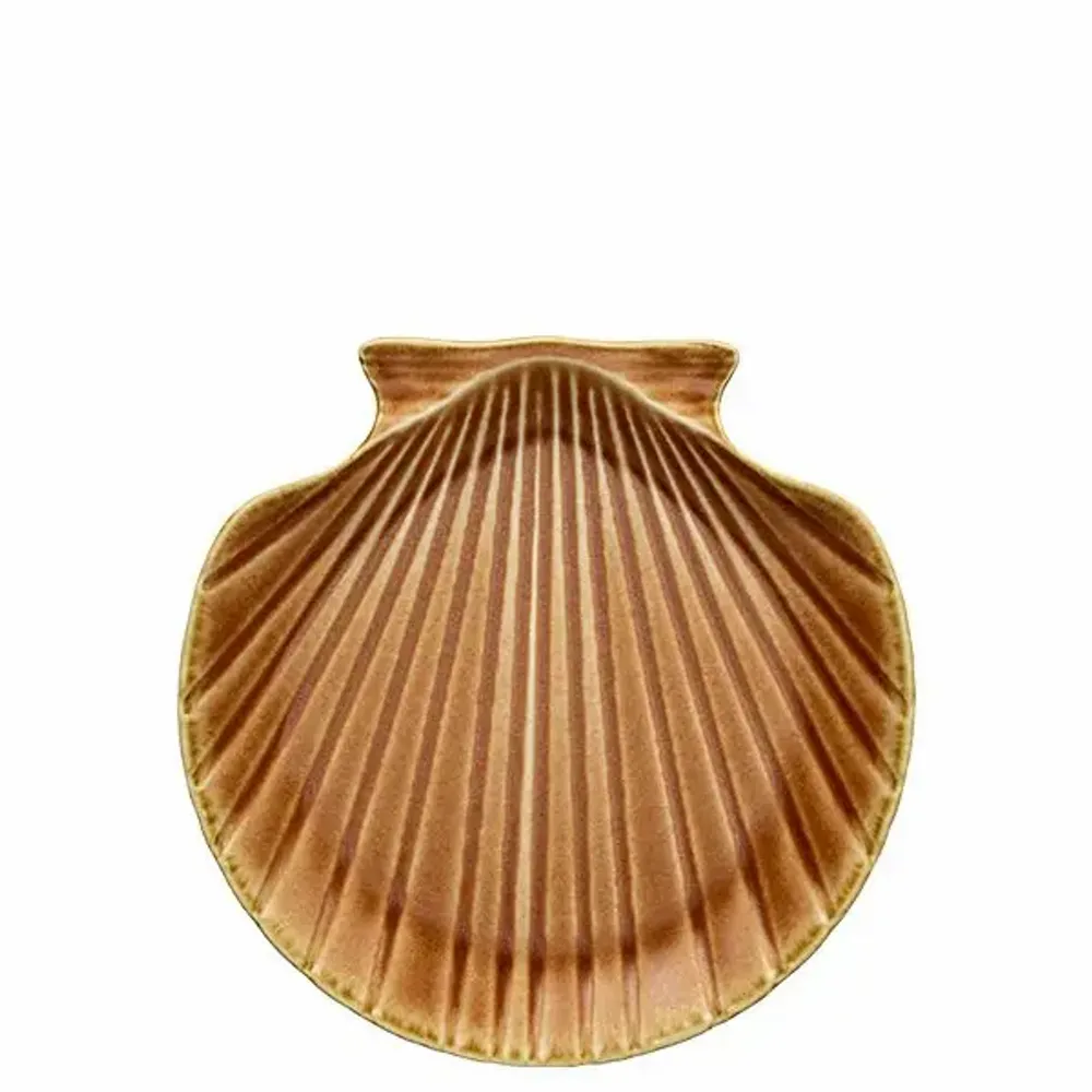 Everyday plates - Stoneware sea shell tray - MADAM STOLTZ